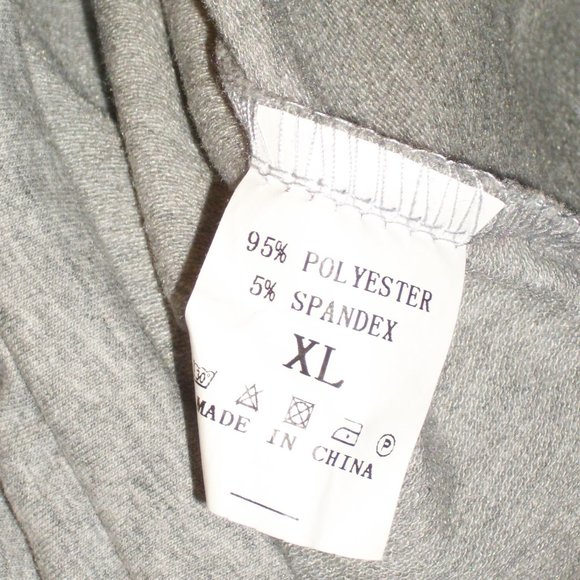 AlvaQ Womens XL Long Sleeve Quarter Zip Sweatshirt Pullover Gray & Army Camo - Picture 7 of 7